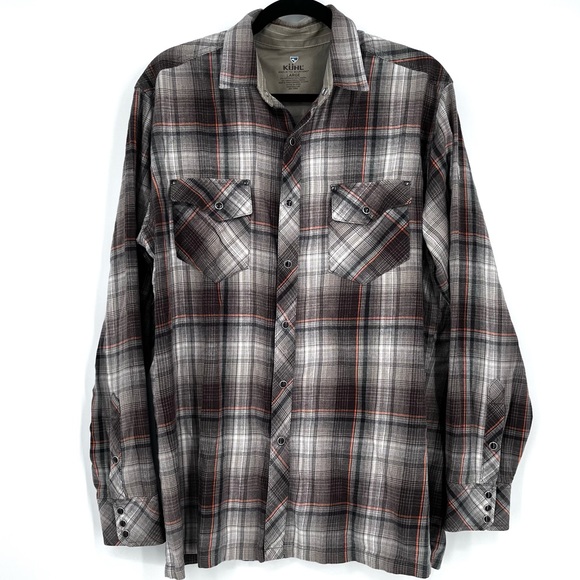 Kuhl Other - KUHL Plaid Snap Button Lowdown Long Sleeve Shirt Large
